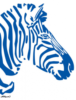 Blue zebra clipart - Cliparting.com
