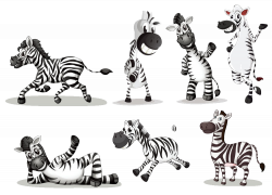 Zebra Cartoon Royalty-free Clip art - Animals zebra 1000*722 ...