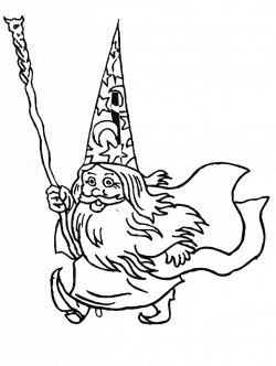 Wizard 7 Fantasy Coloring Pages & Coloring Book