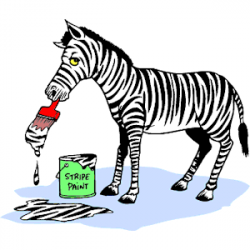 Zebra Painting clipart, cliparts of Zebra Painting free ...