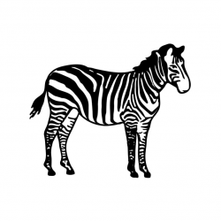 SVG Clipart Zebra | Cutting Machine Art | Instant Download