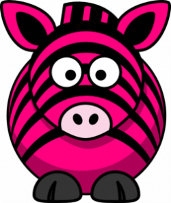 Pink Zebra Clip Art at Clker.com - vector clip art online ...