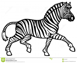 Zebra Black And White Clipart | Free download best Zebra ...