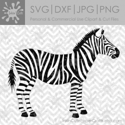 Zebra SVG File, Zebra Clipart, Safari Zebra SVG, Zebra Clip ...