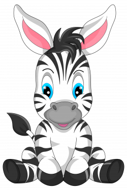 Cute Zebra Cartoon PNG Clipart Image | Gallery Yopriceville - High ...