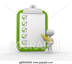 Drawing - Clipboard. Clipart Drawing gg69456528 - GoGraph