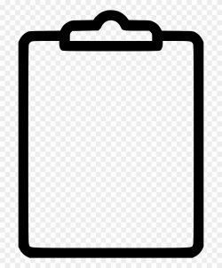 Black And White Stock Clipboard Clipart Png - Transparent ...