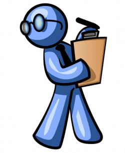 Man with clipboard clipart - Clip Art Library