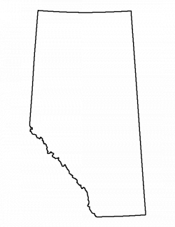 Alberta pattern. Use the printable outline for crafts, creating ...