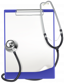 Clipboard with Medical Headphones PNG Clip Art - Best WEB Clipart