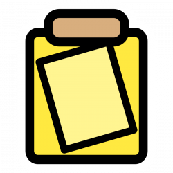 Clipart - primary tool clipboard