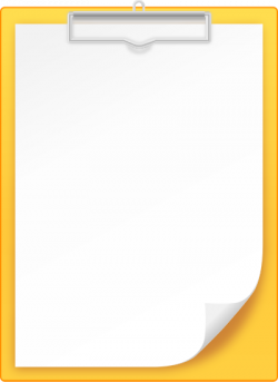 YELLOW CLIPBOARD vector icon | SVG(VECTOR):Public Domain ...