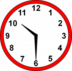 Clock At 8 00 Clipart