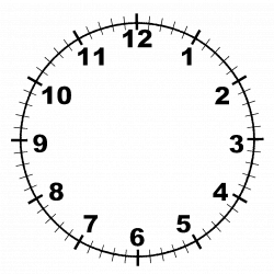 clock template with minutes - Acur.lunamedia.co