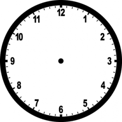 Blank Clock | teaching: math. | Blank clock, Blank clock ...