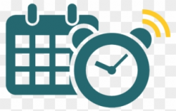 Calendar And Clock Image - Appointment Reminder Icon Clipart ...