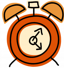 Orange Clock Cliparts - Cliparts Zone