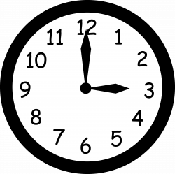 Clock vector Clipart free image