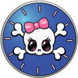 Girly Skull Clocks: Appstore for Android - ClipArt Best ...