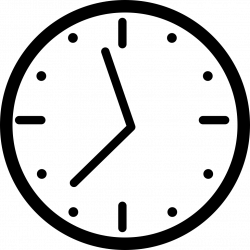 Round Wall Clock Svg Png Icon Free Download (#19513 ...