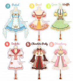 OPEN] Dessert Theme Outfit Adoptable#6 by Black-Quose.deviantart.com ...