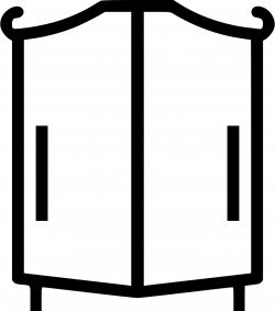 Wardrobe Cabinet Clothes Furniture Closet Svg Png Icon Free Download ...