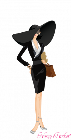 Nosey Parker Business Woman Illustration. She shops local. | Nosey ...