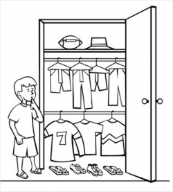 Get Clothes In Closet Clipart - Clip Art Library