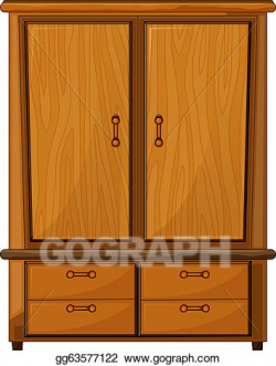 Vector Stock - A wardrobe. Clipart Illustration gg63577122 ...