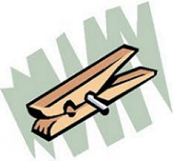 Free Clothespin Clipart