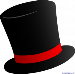 Black Top Hat Clip Art - Sweet Clip Art