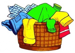 Clothes in a basket clipart - Clip Art Library