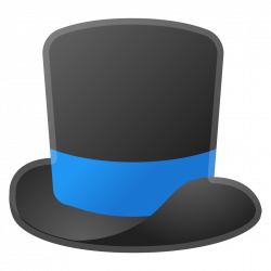 Top hat Icon | Noto Emoji Clothing & Objects Iconset | Google