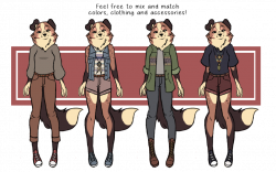 Clementine Clothing Reference Sheet by hannsthemanns on DeviantArt