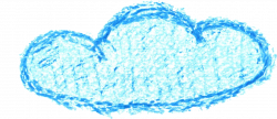 6 Crayon Cloud Drawing (PNG Transparent) | OnlyGFX.com