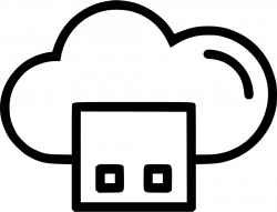 Cloud Square Storage Svg Png Icon Free Download (#486266 ...