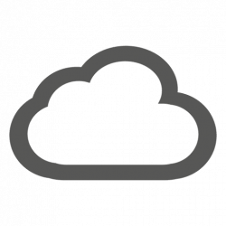 Cloud outline icon - Transparent PNG & SVG vector