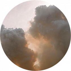 clouds aesthetic circle view