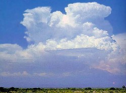 Infrared Imagery - Cumulonimbus Clouds
