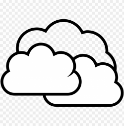 drawn cloud png cartoon - cloudy clipart black and white PNG ...