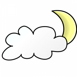Night Clipart Partly Cloudy Free collection | Download and share ...