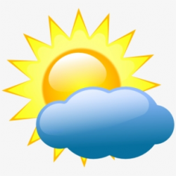 Partly Cloudy Weather Clip Art N12 - Simple Weather Map ...