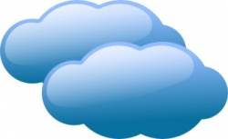 Cloudy weather symbols clip art Free vector for free ...
