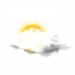 Partly Sunny Weather Icon Clip Art at Clker.com - vector clip art ...