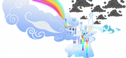 654107 - artist:azure-vortex, cloud, cloudsdale, cloudy, lightning ...
