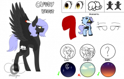 Cloudy Night Reference 4.0 by OhHoneyBee on DeviantArt