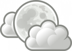 Weather Few Clouds Night Clip Art at Clker.com - vector clip ...