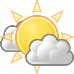Cloudy clipart warm weather - Graphics - Illustrations - Free ...