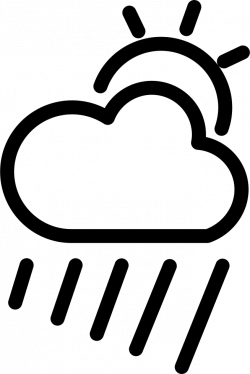 Cloudy Rainy Day Weather Symbol Svg Png Icon Free Download (#6868 ...