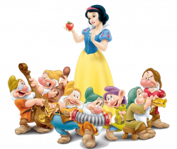 Clipart for u: Snow White and the Seven Dwarfs